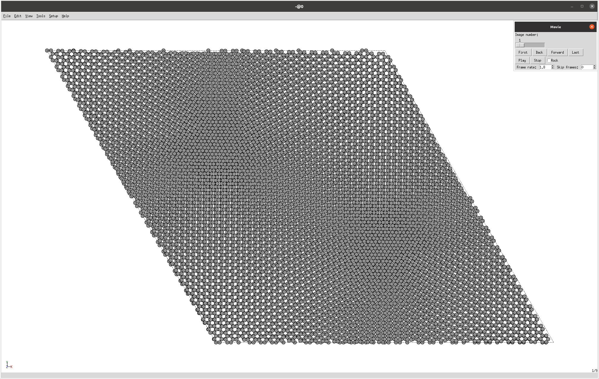 center region structure at step 1